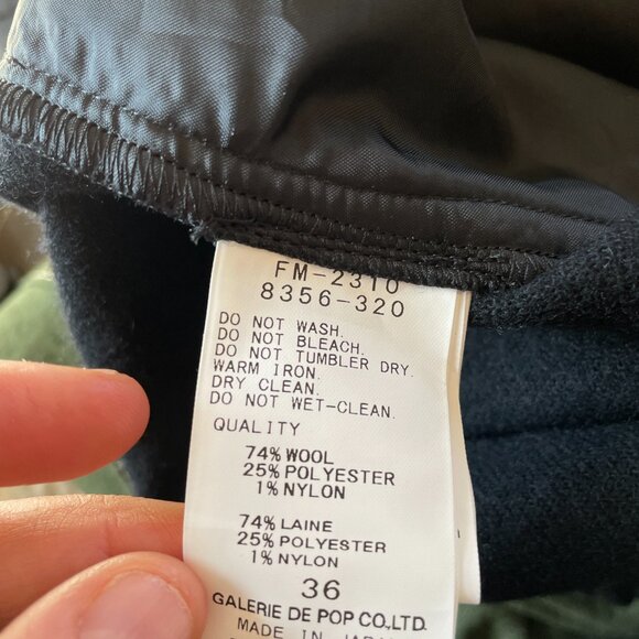 Pas de Calais Wool pants Size 36 - Picture 5 of 5